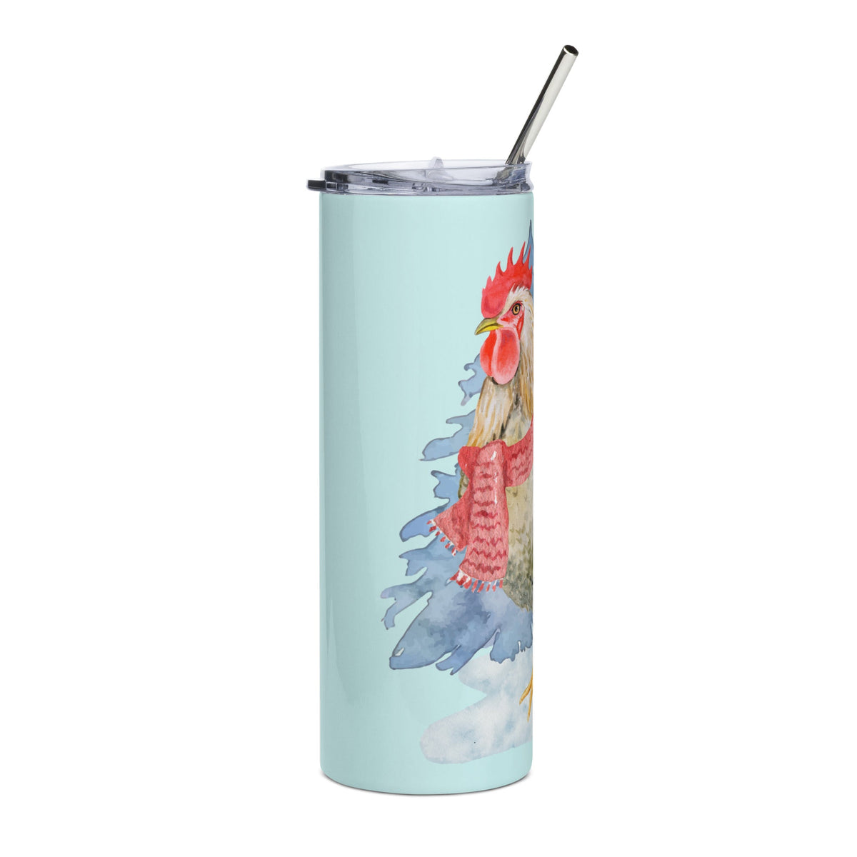 Winter Rooster Stainless Steel Tumbler - Cluck It All Farms