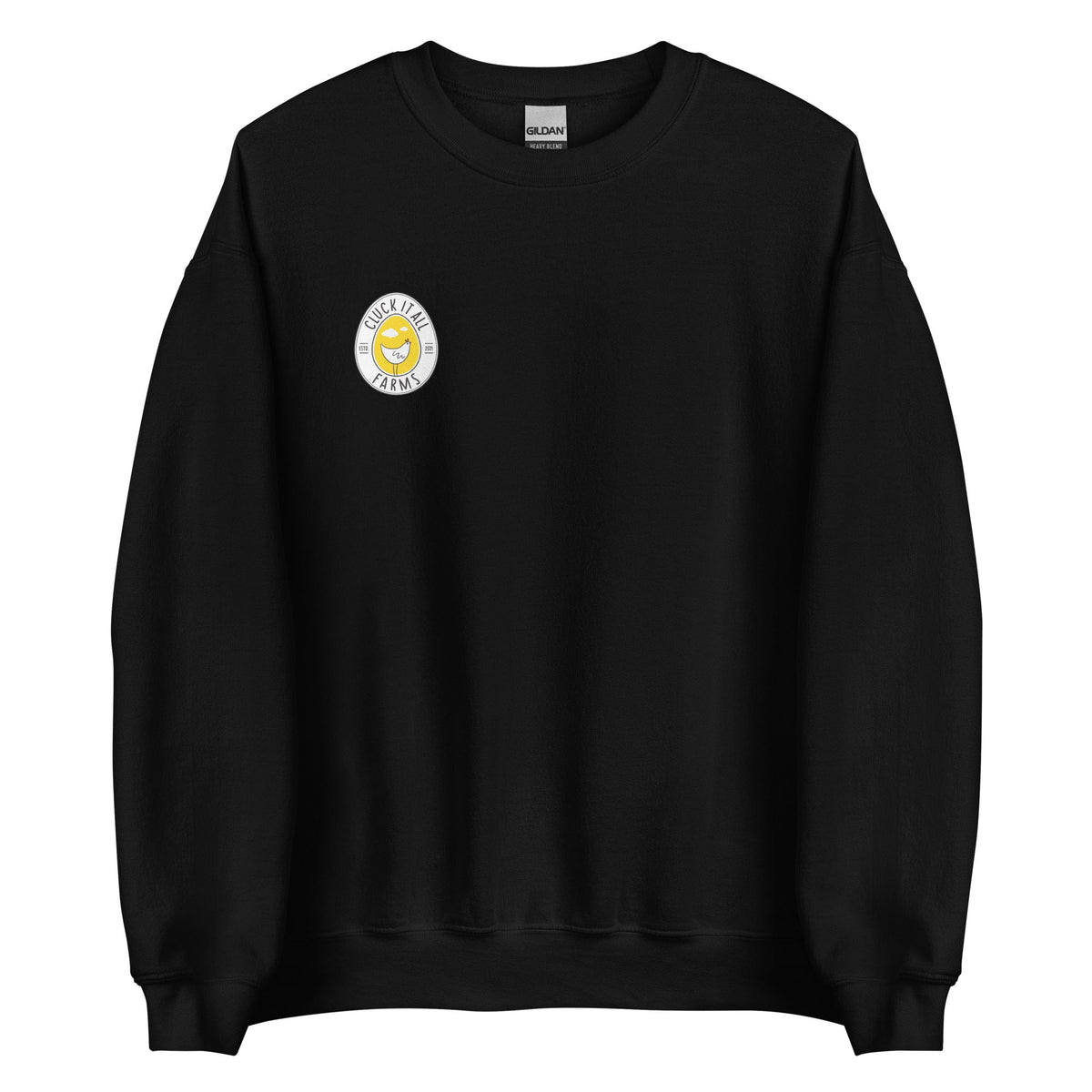 Winter Sleigh BACK PRINT Unisex Sweatshirt - Cluck It All Farms