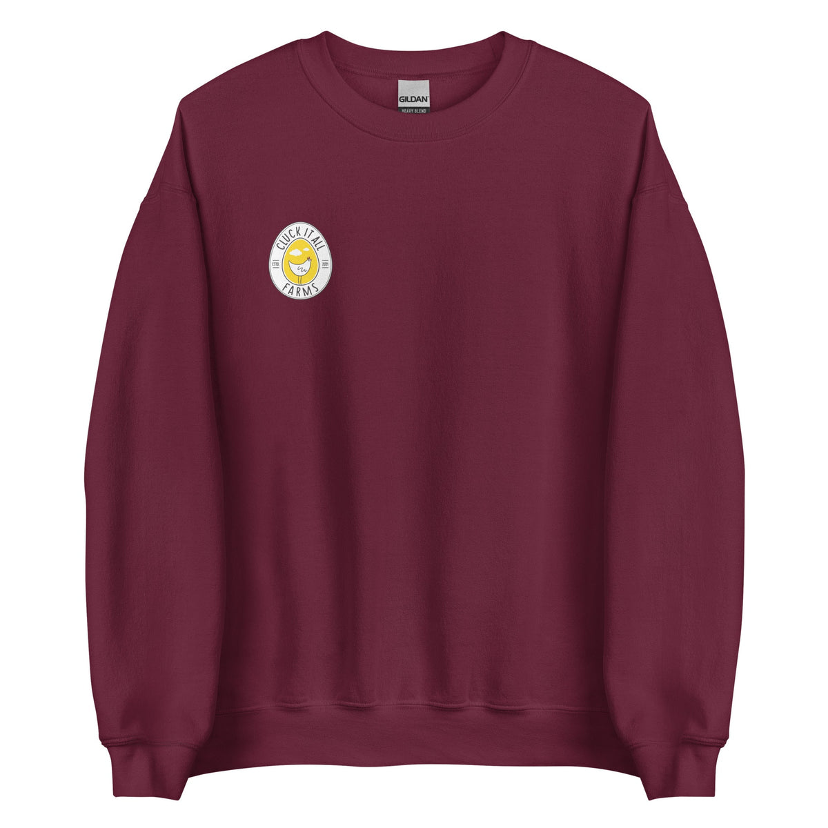 Winter Sleigh BACK PRINT Unisex Sweatshirt - Cluck It All Farms