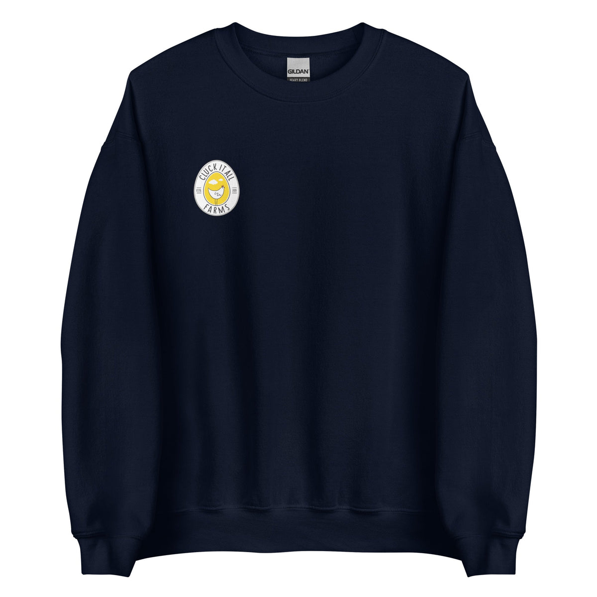 Winter Sleigh BACK PRINT Unisex Sweatshirt - Cluck It All Farms