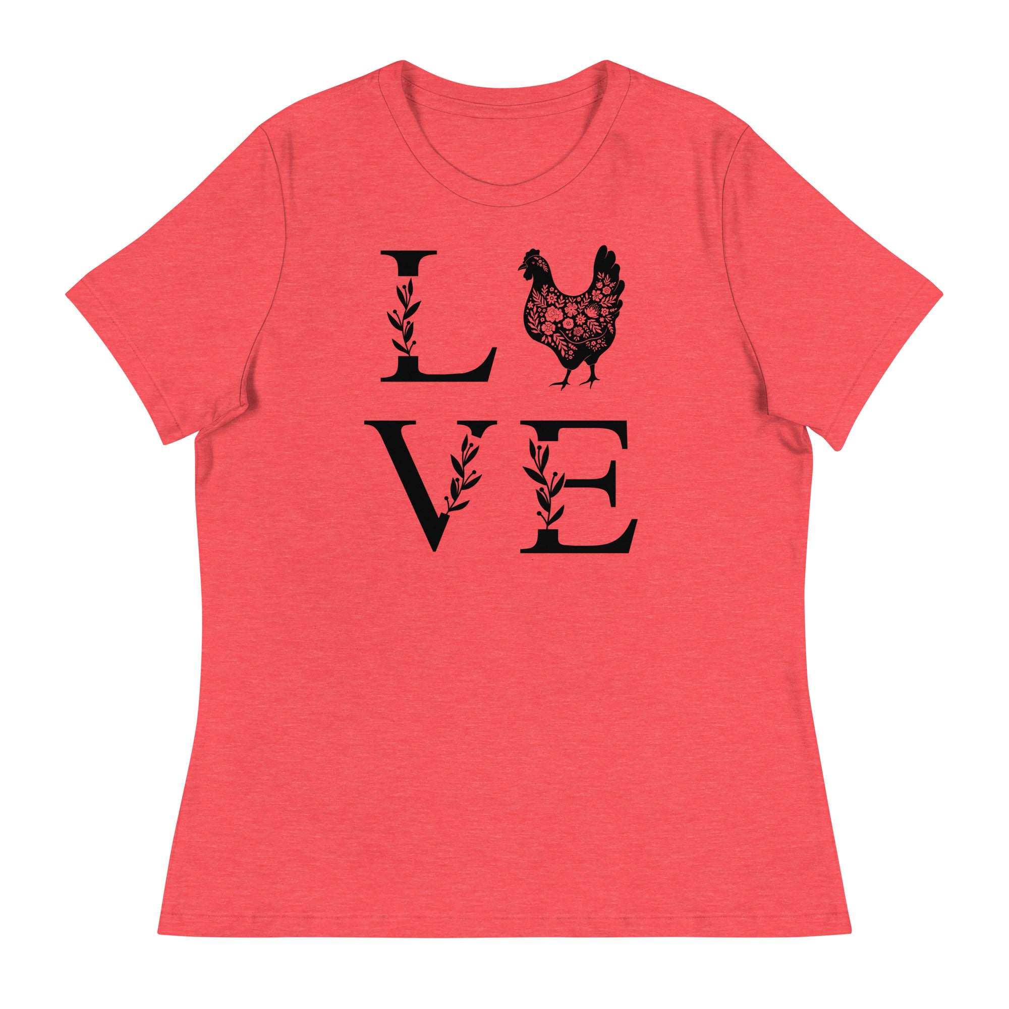 Chicken Love Women's Relaxed T-Shirt