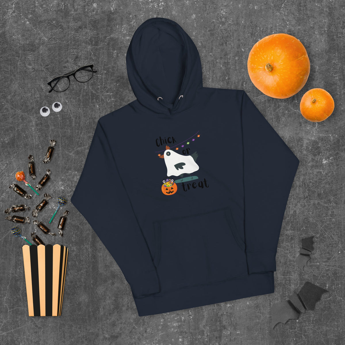 Chick or Treat Adult Unisex Hoodie - Cluck It All Farms