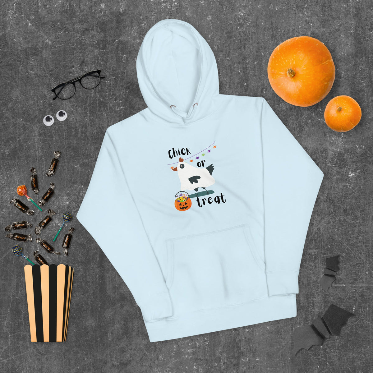Chick or Treat Adult Unisex Hoodie - Cluck It All Farms