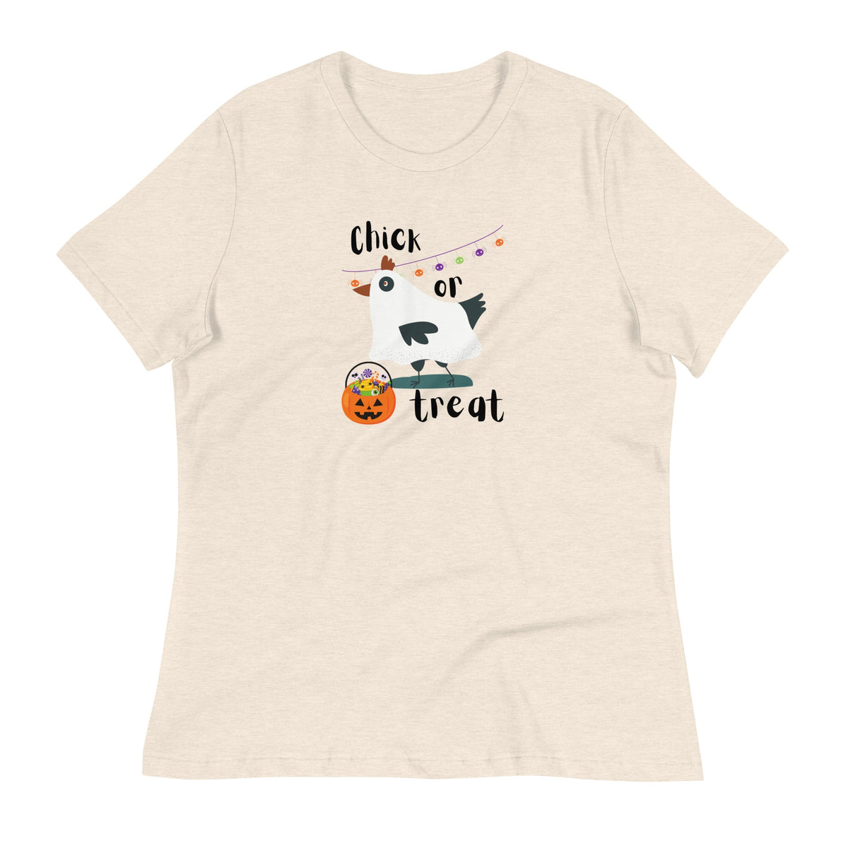 Chick or Treat Women&#39;s Relaxed T-Shirt - Cluck It All Farms