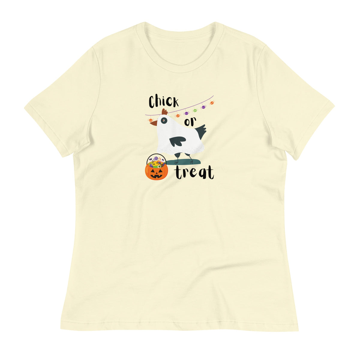 Chick or Treat Women&#39;s Relaxed T-Shirt - Cluck It All Farms