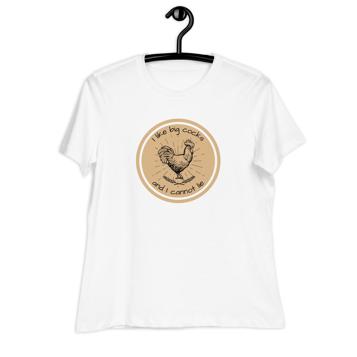 Chicken Big Cocks Women&#39;s Relaxed T-Shirt - Cluck It All Farms