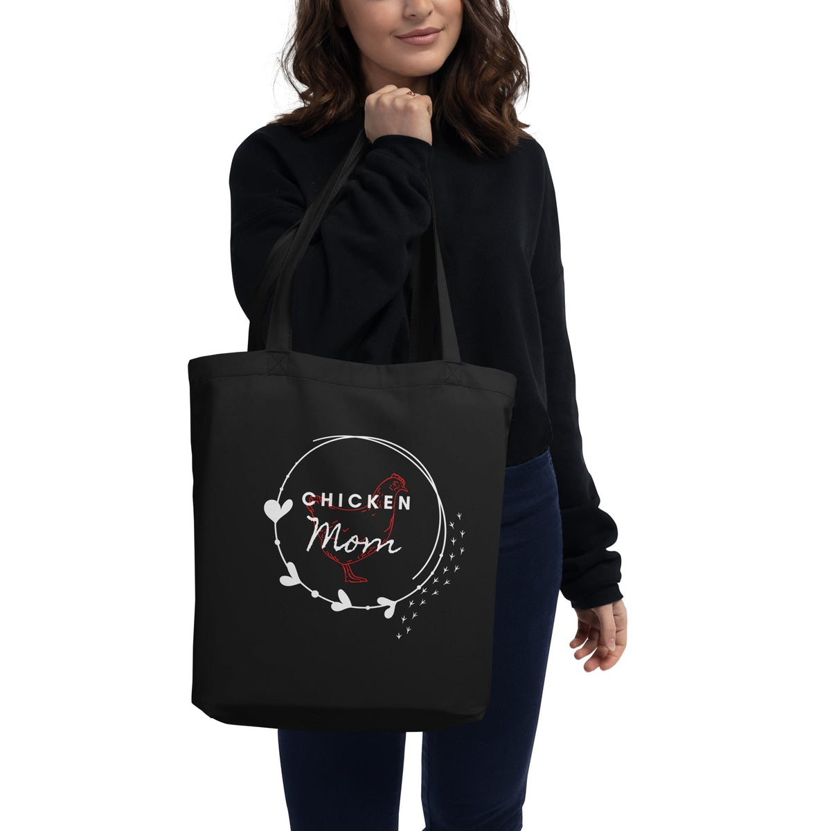 Chicken Mom Eco Tote Bag - Cluck It All Farms