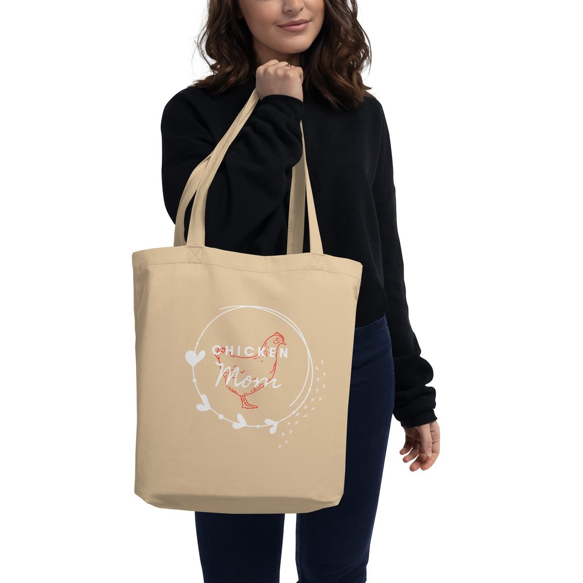 Chicken Mom Eco Tote Bag - Cluck It All Farms