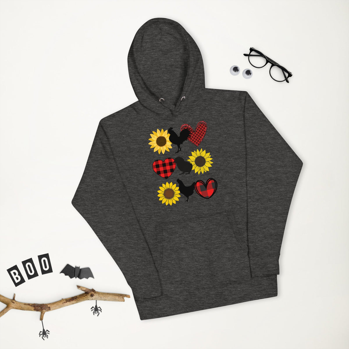 Fall Sunflower Adult Unisex Hoodie - Cluck It All Farms
