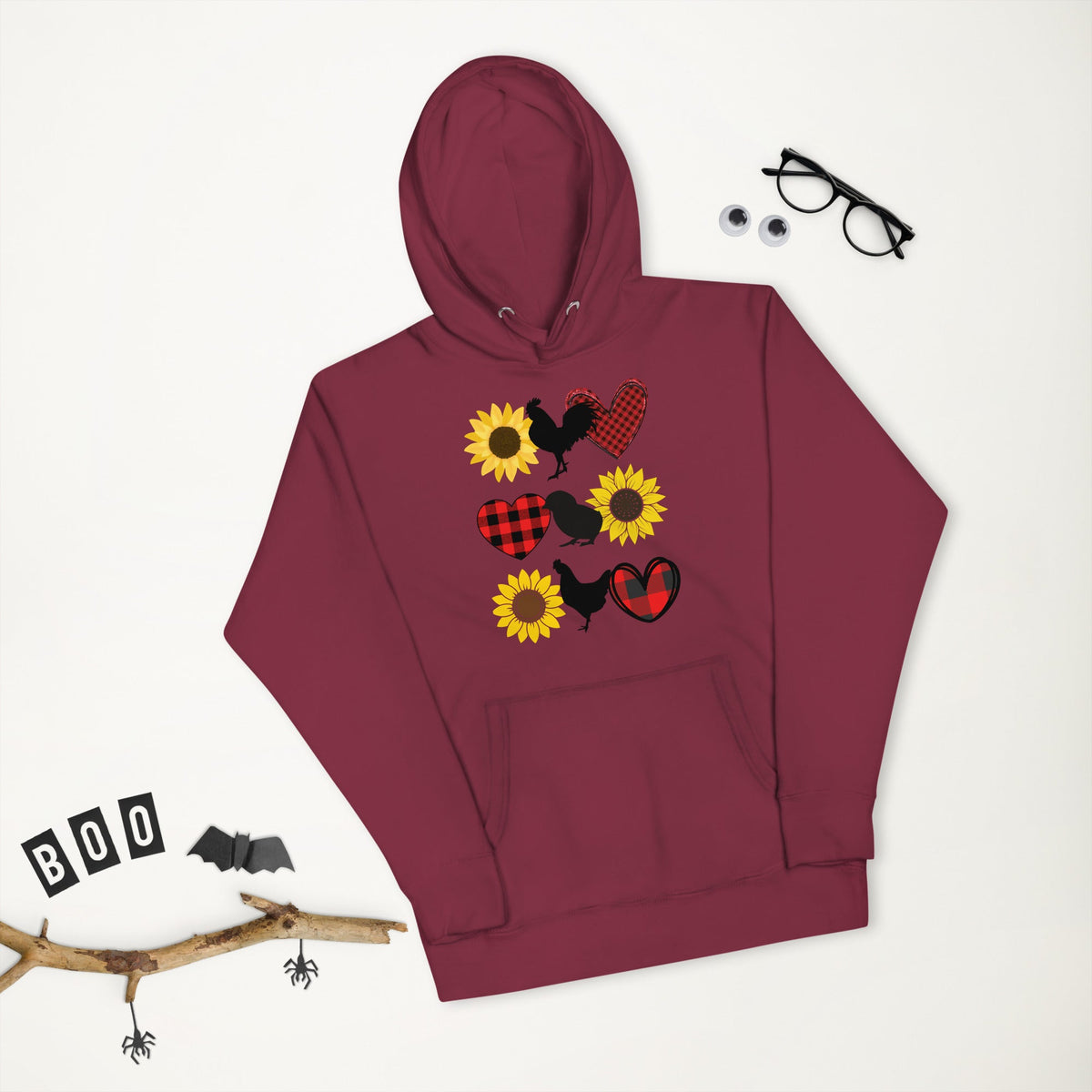 Fall Sunflower Adult Unisex Hoodie - Cluck It All Farms