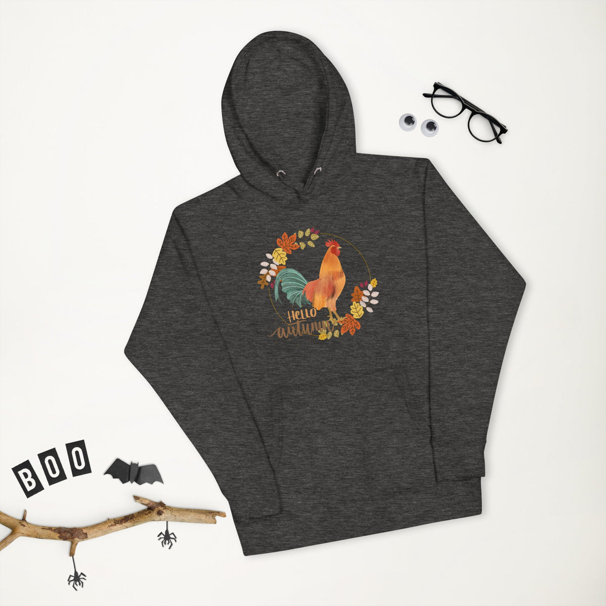 Hello Autumn Adult Unisex Hoodie - Cluck It All Farms