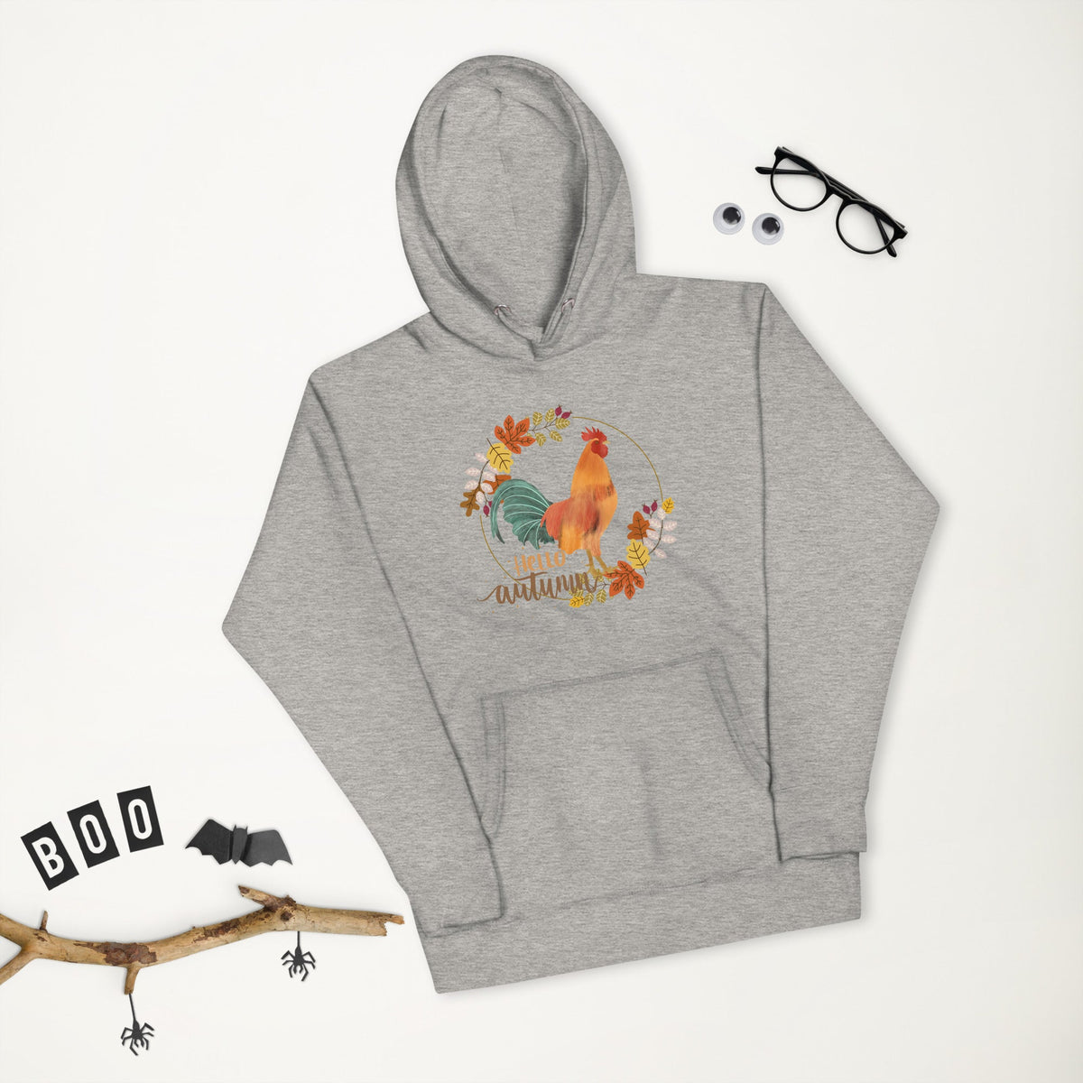 Hello Autumn Adult Unisex Hoodie - Cluck It All Farms