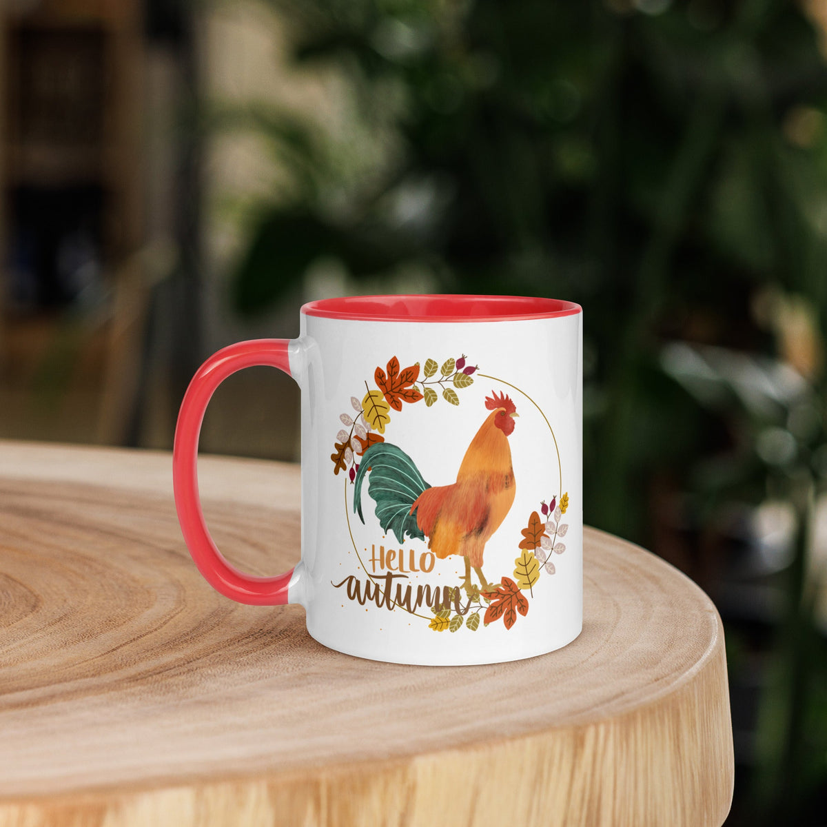 Hello Autumn Chicken Mug - Cluck It All Farms