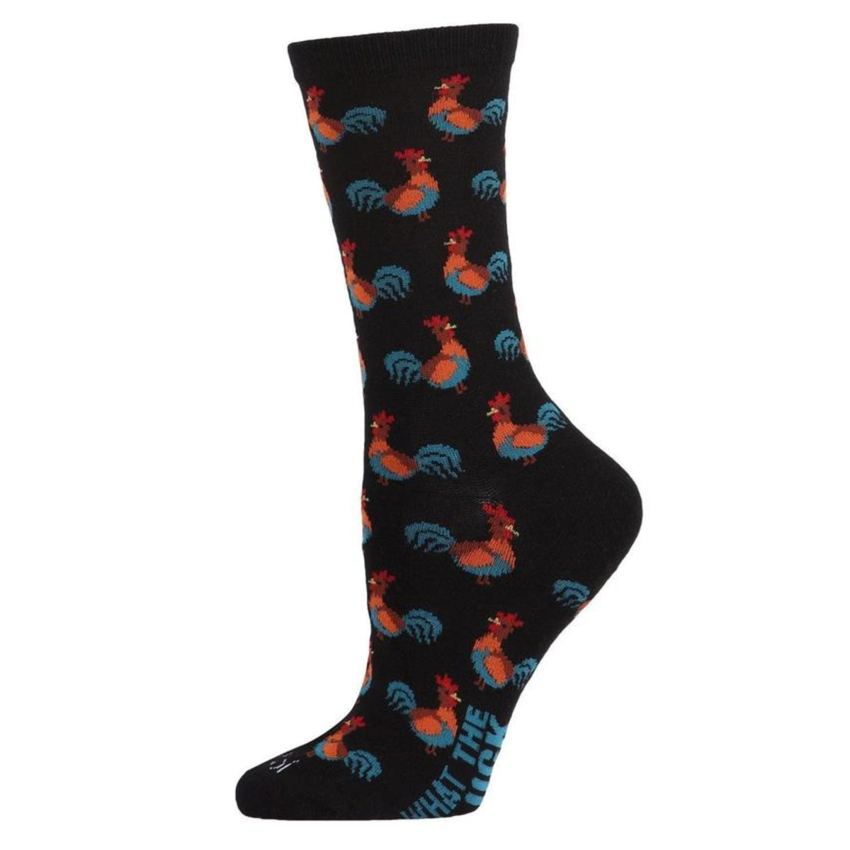 MeMoi Chickens Bamboo Blend Crew Socks - Cluck It All Farms