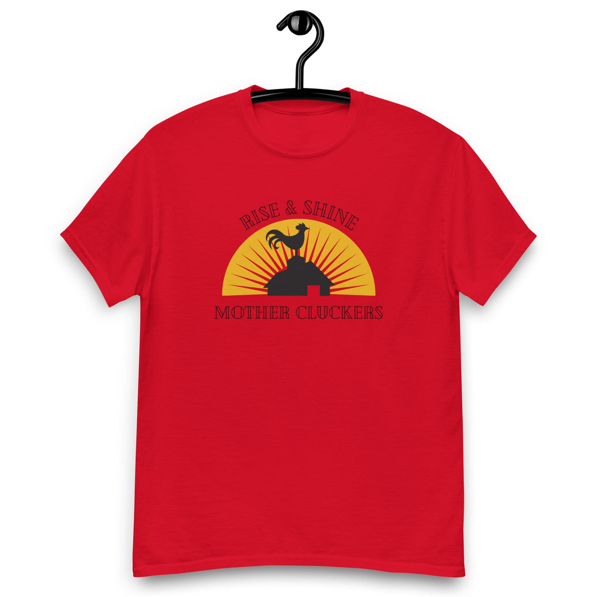 Rise &amp; Shine Chicken Unisex Classic Tee - Cluck It All Farms