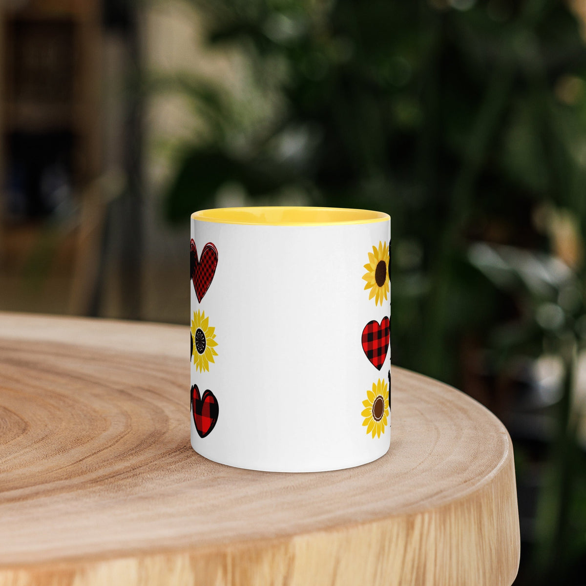 Sunflower Chicken Colored Mug - Cluck It All Farms
